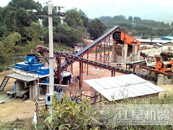 制砂生產(chǎn)線(xiàn)生產(chǎn)現(xiàn)場(chǎng)