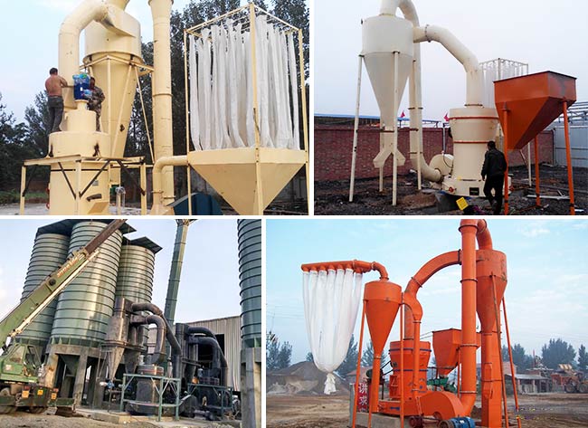 高嶺土磨粉機生產現場 高嶺土磨粉機生產現場