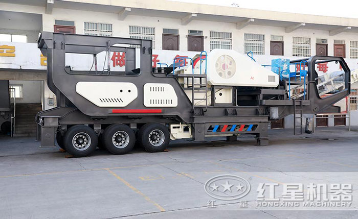 輪胎式移動顎式破碎機轉彎很簡單 輪胎式移動顎式破碎機轉彎很簡單