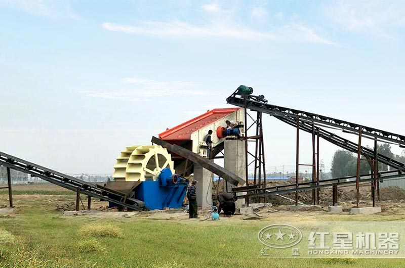 洗砂現(xiàn)場 洗砂現(xiàn)場