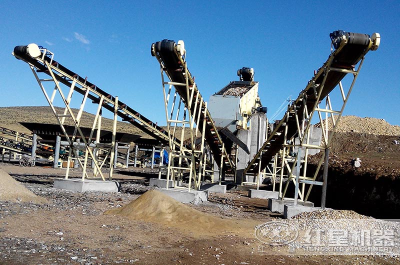 砂石骨料生產現(xiàn)場進行中 砂石骨料生產現(xiàn)場進行中
