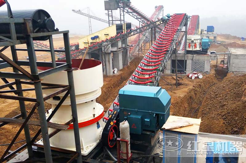 圓錐破生產現(xiàn)場應用實例 圓錐破生產現(xiàn)場應用實例