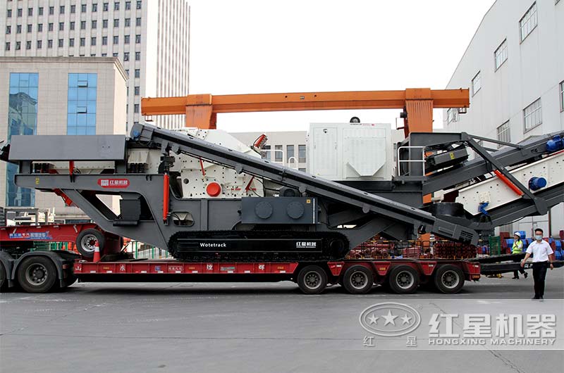 履帶移動反擊破制砂機(jī)發(fā)貨 履帶移動反擊破制砂機(jī)發(fā)貨