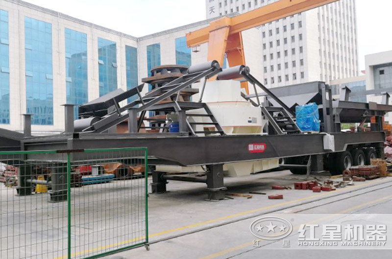 移動(dòng)式制砂機(jī)，轉(zhuǎn)場(chǎng)方便的河石制砂機(jī)