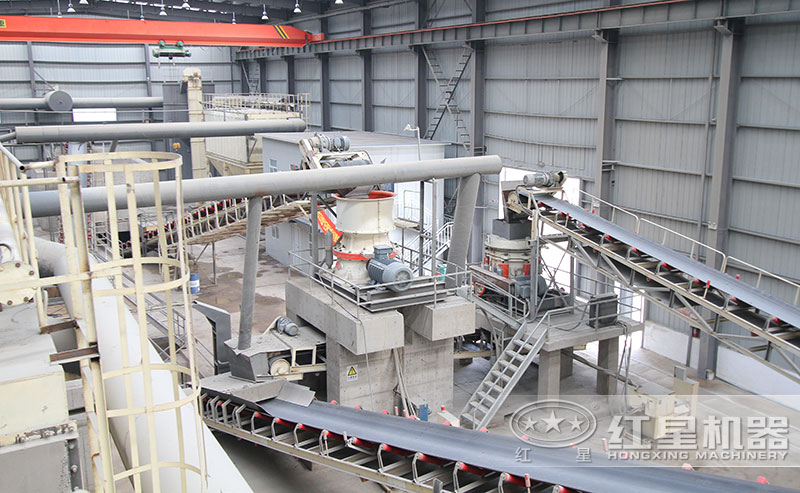 圓錐碎石機(jī)產(chǎn)量高，生產(chǎn)線必備設(shè)備